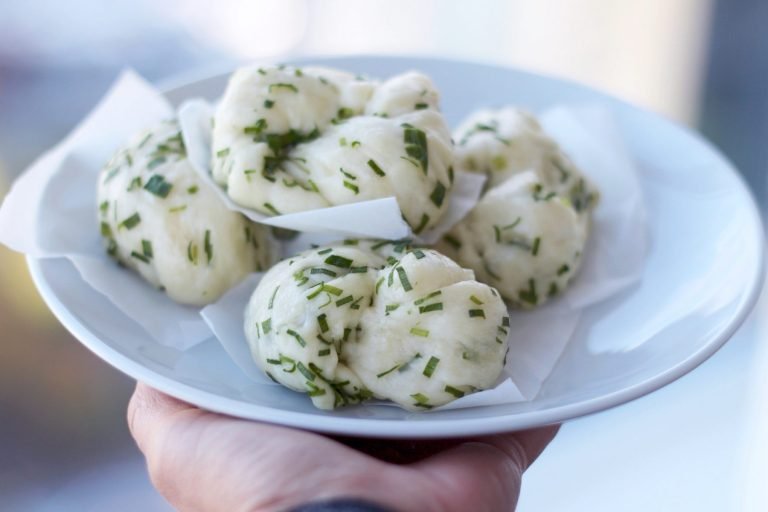 Green Onion Bao Buns