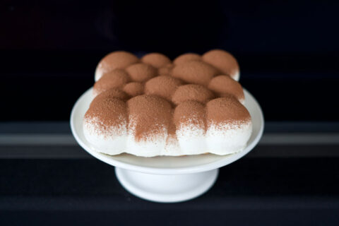 Tiramisu with homemade Gluten Free Lady Finger biscuitstiramisu