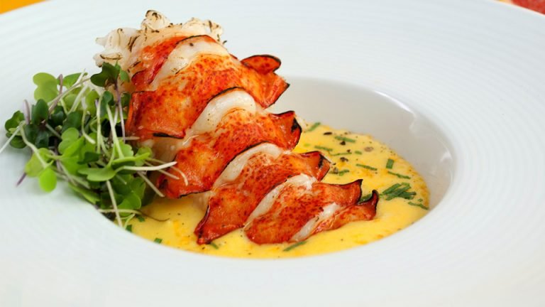 Lobster with Grapefruit Sabayon