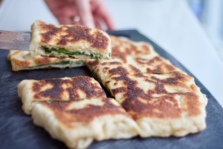 Spinach and Feta Gozleme