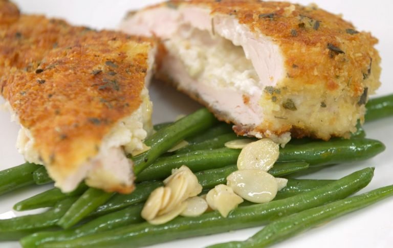 Cheese and Apple Stuffed Chicken