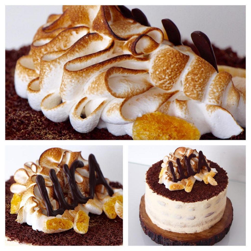 tiramisu cake swiss meringue